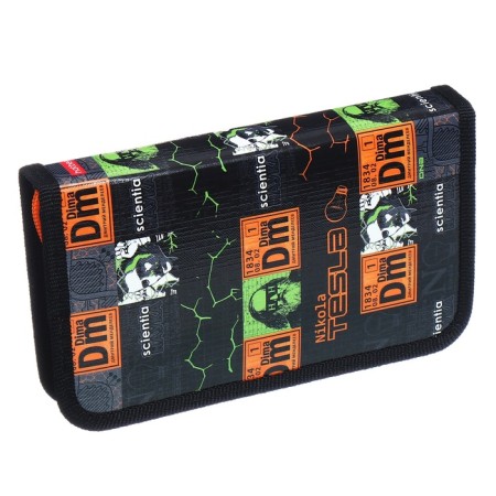 Penal 1 section 115 x 190 mm, Hatber "Modern Science", laminated cardboard, black/orange npn_43023-2