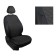 Autorekhly for Nissan Qashqai, 2007-2014, Romb, Alcantara, set