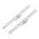 Lomber flat loop 130x15 mm steel, zinc color, 2 pcs.