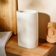Банка для хранения сыпучих продуктов SL Home «Тренто», 220 мл, 7,7×18,5 см, керамическая, цвет белый