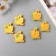 Decor for creativity Tree Fetr "Procher. Chicken with an egg" Set 3 pcs 1.8x3.8x4.8 cm mix