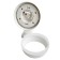 Snow -phase track lamp for Feron AL165, IP20, GX53, 15 W, 92x92x125 mm, white color