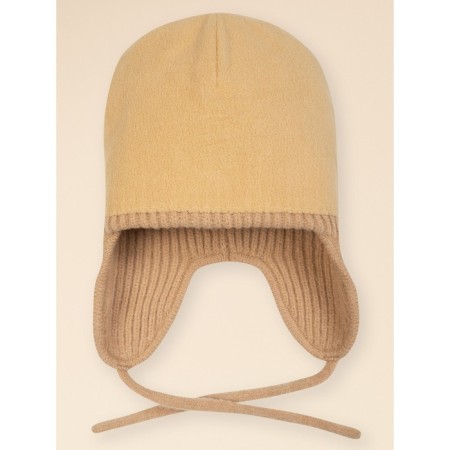 Children's hat, size 51-52, beige color-4