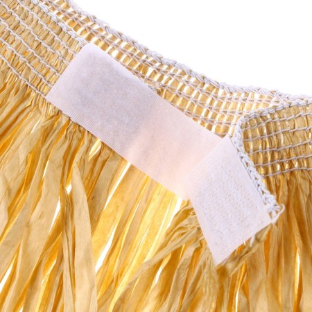 Hawaiian skirt, 40 cm, beige color-3