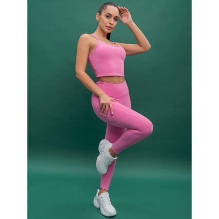 Sports women's leggings, size m, lavender color-4