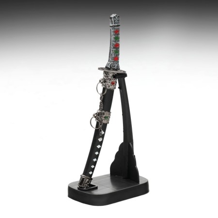 Souvenir weapon "Katana on the stand", brown scabbard, mix, 17cm