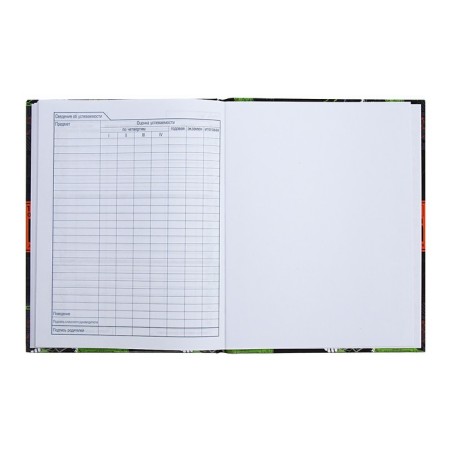 Universal diary for grades 1-11 Modern Science, hard cover, glossy lamination, 40 sheets-8