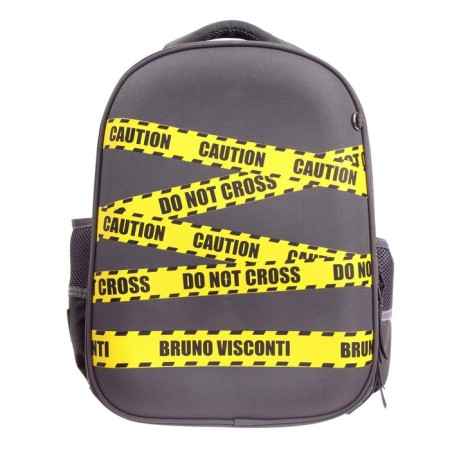 Frame backpack 38 x 30 x 20 cm, Bruno visconti "Be careful"-2