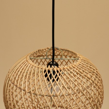 Ceiling Lamp from Rotan "Andri" 1x120W, E27, 30x30x25 cm-3