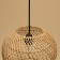 Ceiling Lamp from Rotan "Andri" 1x120W, E27, 30x30x25 cm