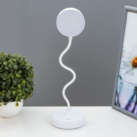 Alser table lamp LED 3W AKB USB white 9.8x9.8x38 cm Risalux-5