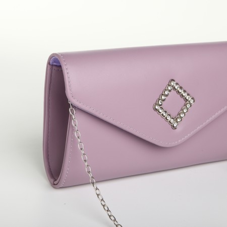 Female bag on a magnet, lilac color-3