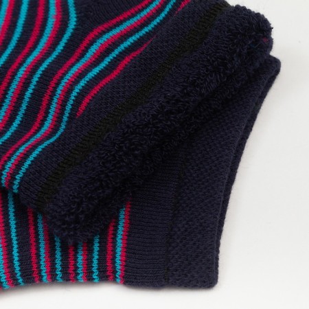 Women's terrible socks shortened, blue color, size 23-25-3