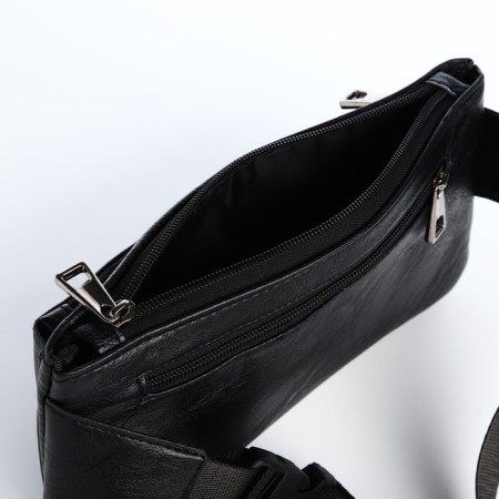 Board belt on a zipper, 3 outer pockets, black color-5