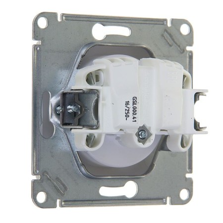 SEG SE GLOSSA, 16 A, 250 V, built -in, without salary, IP20, white, GSL000141-2