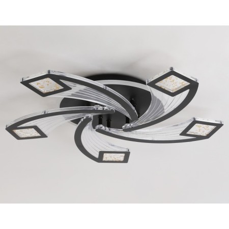 LED ceiling LED with Ambrella Light, Original, FA4478, 5XLED, 90 W, 6750LUM, 3000-6400K, Black Black Color-5