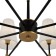 Caustra Freya Fr5196PL-08BBS TIDA, 830x830x475 mm, E14, 8x40W, black color and brass