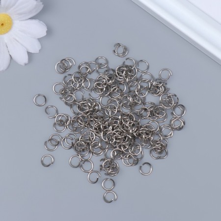 The basis for creativity Metal "Practical ring" set 200 pcs d = 0.5 cm 0.8x0.8 cm-1