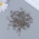 The basis for creativity Metal "Practical ring" set 200 pcs d = 0.5 cm 0.8x0.8 cm