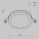 The built-in lamp Technical DL303-L7B, 7W, 8x8x3.2 cm, LED, 450LM, 3000K, Black Color Black