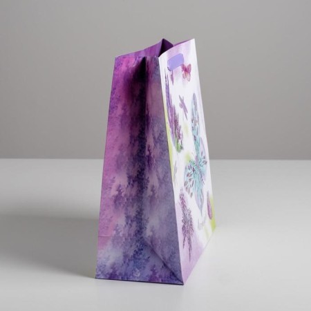Gift Laminated Square, packaging, “lavender lightness”, 30 x 30 x 12 cm-2