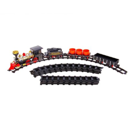 The railway "Classic freight train", with smoke effects, the length of the path 270 cm.-12
