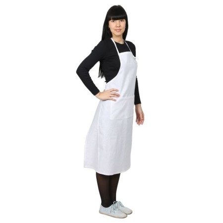 Apron with a bib, calico-1
