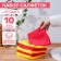 Salpha universal share "Promo", a cleaning rag, 180 g, 10 pcs, 30 × 30 cm, microfiber, ultrasound processing of the edge, mix