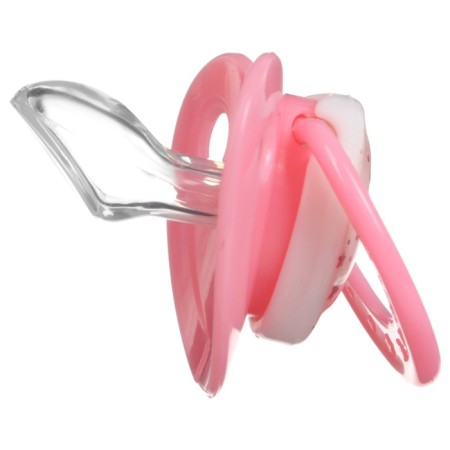 A dummy with a holder, orthodontic, from 0 months, in a container, species mix-15