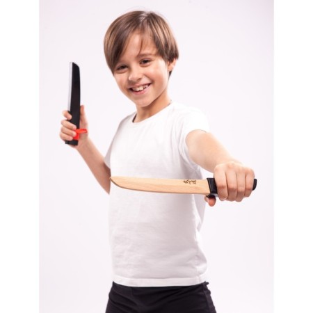 Wooden Sword Children's "Tanto", Black Color, Book-11