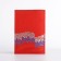 Cover for passport, red color