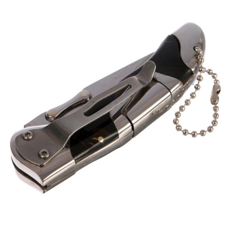Stinger folding knife with a clip, 165 mm, hilt: stainless steel, wood, gift boxing-3