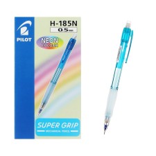 Mechanical pencil Pilot Super Grip Neon, 0.5 mm, rubber emphasis, blue case