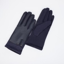 Gloves are female, dimensionless, without insulation, blue color