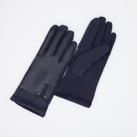 Gloves are female, dimensionless, without insulation, blue color
