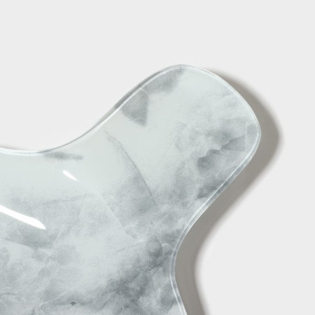 Menzhitsa Dolyana "Marble White", 2 sections, 27 × 18 × 2 cm, color gray color-4