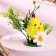 Easter decor "Chicken in the grass" 5 × 10 × 10 cm