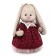 Soft toy "Bunny mi in a dress with a lace collar (large), 32 cm STM-650