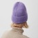 Women's hat minku, purple color, rr 56-58