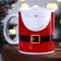 Ceramic mug "Santa", 320 ml, white color