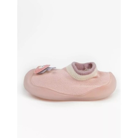 Bottins-knees children's FIRST STEP Pure Pink with a breathing sole, size 23, pink color-2