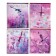 Notebook of 48 sheets in a cage on the crest "Lavender mood", cover Clockwork cardboard, glossy lamination, mix
