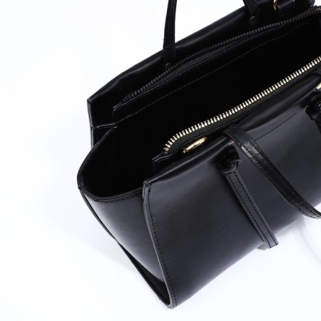Bag Female Tout with zipper, black color-6