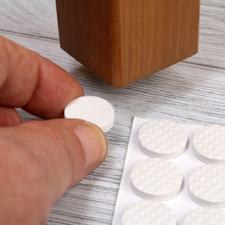 Furniture round tundra, d = 18 mm, 32 pcs., Polymer, white-8
