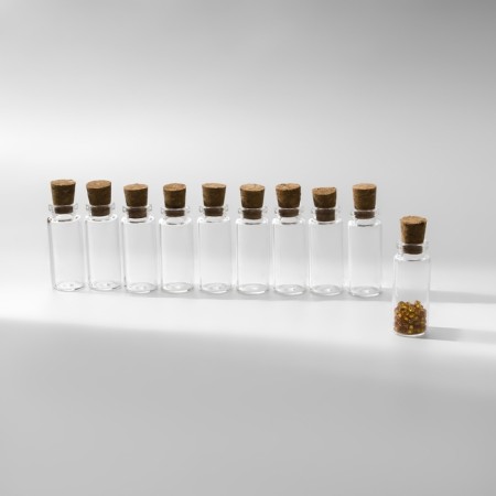 Jars for storing beads, D = 1.2 × 3 cm, 10 pcs-3