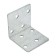 Corner Fitty tundra, 40x40x40x2 mm, zinc, in the package of 1 pc.