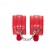 Fighting Anonymo, PU Skin, 27 cm, red color