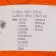Yarn "Bouquet Unicolor" 100% cotton 200m/100g (3215 orange)