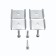 Feron, Cab256, 2 m, silver color LED profile for LED tape.