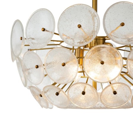 Lamp on the Indigo rod, 12020/6R Gold. 6x60W, E14, 650x650x375/1375 mm, drip effect-3